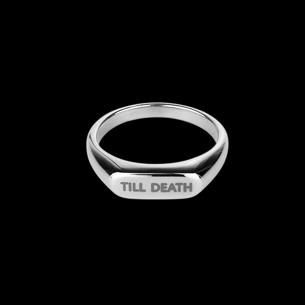 Minimal Signet Ring - Silver