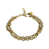 Apex Duo Chain Bracelet - Gold 10mm