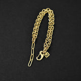 Apex Duo Chain Bracelet - Gold 10mm