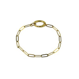 Keeper Clip Bracelet - Gold 4mm