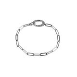 Keeper Clip Bracelet - Silver 4mm