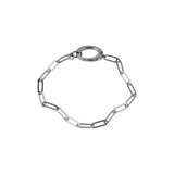 Keeper Clip Bracelet - Silver 4mm