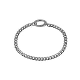 Keeper Cuban Bracelet - Silver 5mm