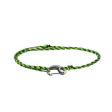Cord Bracelet - Silver x Gecko