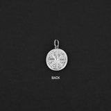 North Star Coin Amulet - Silver