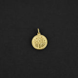 Tree Of Life Coin Amulet - Gold