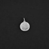 Tree Of Life Coin Amulet - Silver