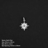 North Star Amulet - Silver