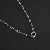 Keeper Clip Chain - Silver 4mm