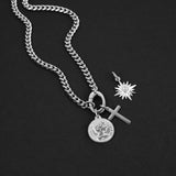 Cross Keeper Amulet - Silver