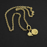 Tree Of Life Coin Amulet - Gold