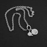 Tree Of Life Coin Amulet - Silver