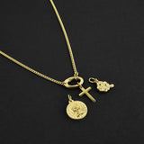 Cross Keeper Amulet - Gold