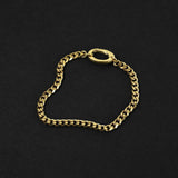 Keeper Cuban Bracelet - Gold 5mm