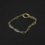 Keeper Clip Bracelet - Gold 4mm