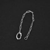 Keeper Clip Bracelet - Silver 4mm