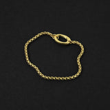 Keeper Box Chain Bracelet - Gold 3mm