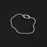 Keeper Box Chain Bracelet - Silver 3mm