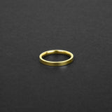Minimal Flow Ring - Gold