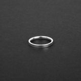 Minimal Flow Ring - Silver
