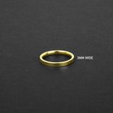 Minimal Flow Ring - Gold