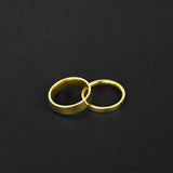 Minimal Flow Ring - Gold