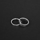 Minimal Flow Ring - Silver