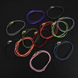 Cord Bracelet - Gold x Pink