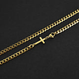 Cuban Accent Chain x Prime Cross - Gold 5mm