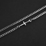 Cuban Accent Chain x Prime Cross - Silver 5mm