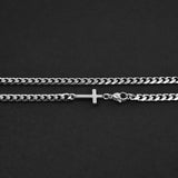 Cuban Accent Chain x Prime Cross - Silver 5mm