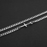 Cuban Accent Chain x Prime Cross - Silver 5mm