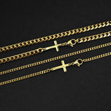 Cuban Accent Chain x Prime Cross - Gold 3mm