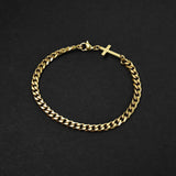 Cuban Accent Bracelet x Prime Cross - Gold 5mm