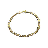 Cuban Accent Bracelet x Prime Cross - Gold 5mm