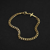 Cuban Accent Bracelet x Prime Cross - Gold 5mm