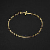 Cuban Accent Bracelet x Prime Cross - Gold 3mm