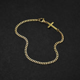 Cuban Accent Bracelet x Prime Cross - Gold 3mm