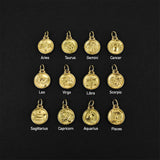 Star Zodiac Amulet - Gold