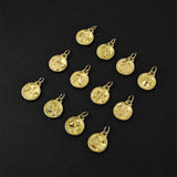Star Zodiac Amulet - Gold