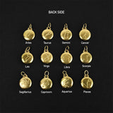 Star Zodiac Amulet - Gold