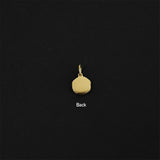 Minimal Cross Coin Amulet - Gold