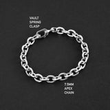 Apex Vault Bracelet - Silver 7.5mm