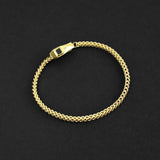 Franco Shield Bracelet - Gold x Onyx 3mm