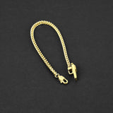 Franco Shield Bracelet - Gold x Onyx 3mm