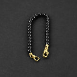Vault Bead Bracelet - Gold x Onyx 6mm