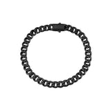 Cuban Fusion Bracelet - Matte Black 7mm