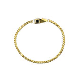 Franco Shield Bracelet - Gold x Onyx 3mm