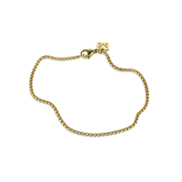 Box Chain Bracelet - Gold 2mm