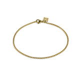 Box Chain Bracelet - Gold 2mm